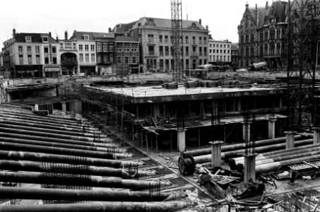 Bouw parkeergarage Plein te Den Haag, Bestanddeelnr 930-8818