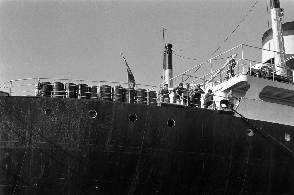 Boycot Spaans schip in Amsterdamse haven, Bestanddeelnr 928-1840