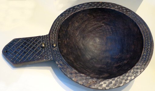 Bowl with handle, Kuba people, Honolulu Museum of Art, 13032.1
