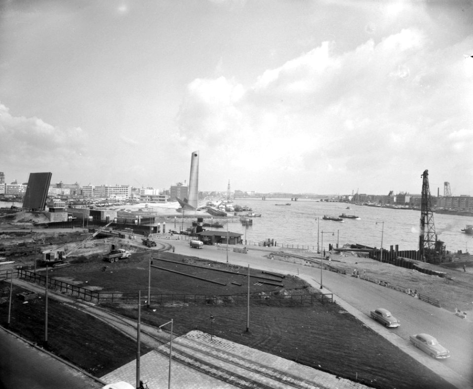 Bouw metrotunnel te Rotterdam, Bestanddeelnr 911-6773