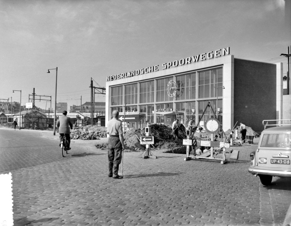 Bouw Station Hofplein Rotterdam, Bestanddeelnr 908-0557