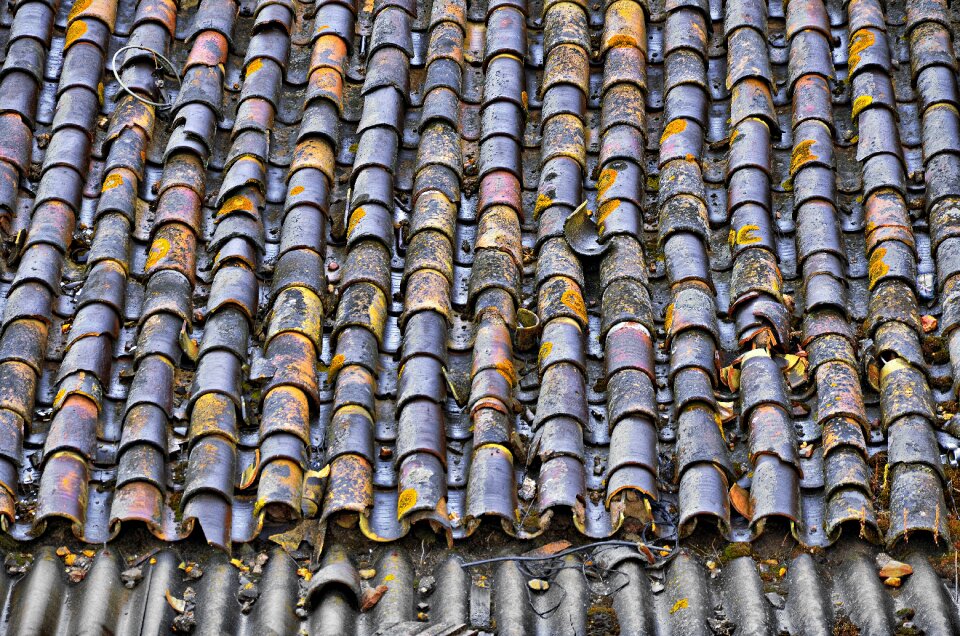 Roof old building texture