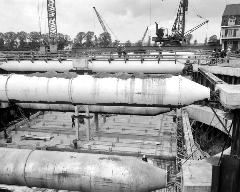 Bouw IJtunnel. Bouw Coentunnel, Bestanddeelnr 915-5875