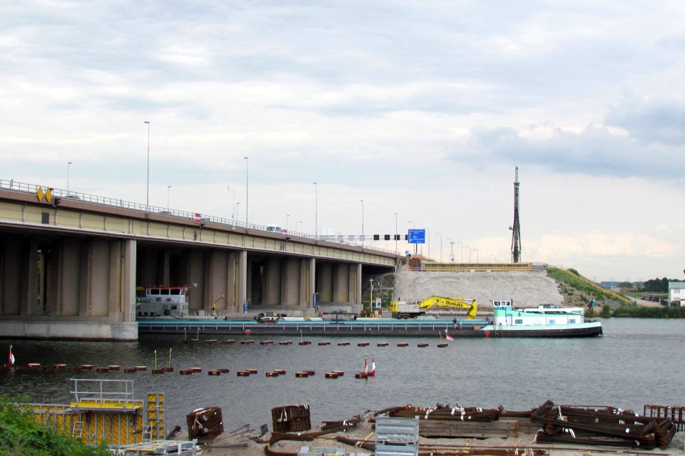 Bouw tweede Hollandse Brug