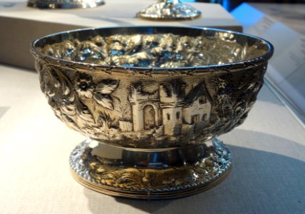 Bowl by Samuel Kirk and Sons, Baltimore, 1846, silver - De Young Museum - DSC01273