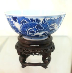 Bowl from China, 19th century AD, ceramics - Museum of Vietnamese History - Ho Chi Minh City - DSC05845