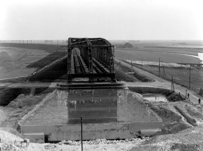 Bouwwerkzaamheden bij de Hembrug over het Noordzeekanaal, Bestanddeelnr 189-0478
