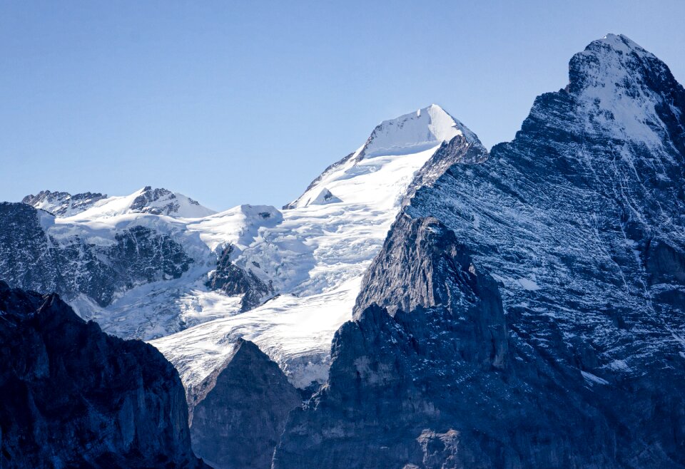 Snow north wall eiger north face
