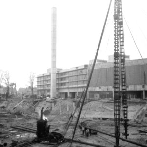 Bouw nieuw Stationspostkantoor aan het Centraal Station te Amsterdam, Bestanddeelnr 916-2604