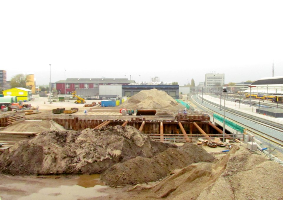 Bouw nieuwe spoortunnel Zwolle (1)