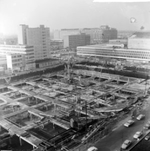 Bouw ondergrondse parkeerplaats te Rotterdam voor de grote schouwburg, Bestanddeelnr 917-3600