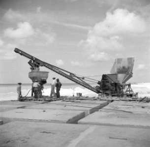 Bouwwerkzaamheden in de haven van Oranjestad op Aruba, Bestanddeelnr 252-7901