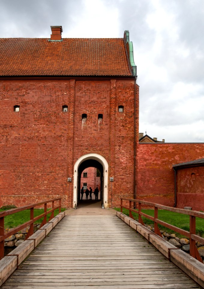Bron över inre vallgraven till Landskrona citadell