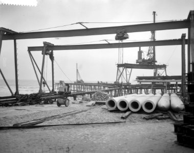 Bouw pier te Scheveningen, Bestanddeelnr 911-0474