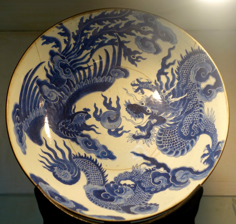 Bowl from China, 18th century AD, ceramics - Museum of Vietnamese History - Ho Chi Minh City - DSC05806