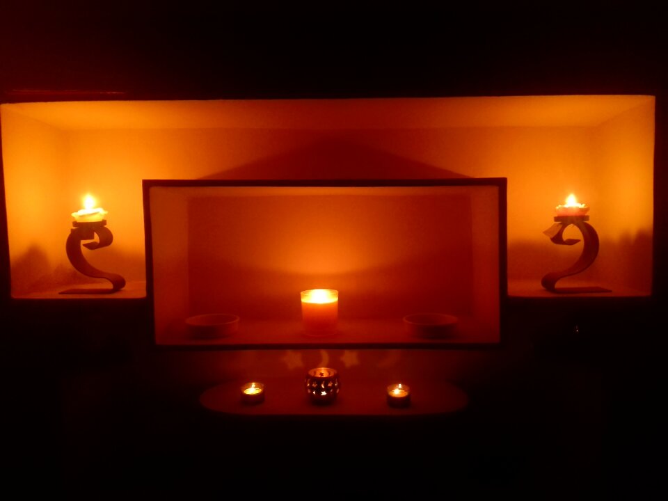 Romantic low light shadow