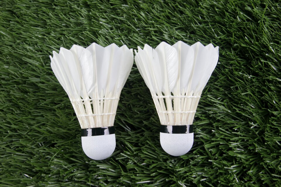 Badminton sport shuttlecock