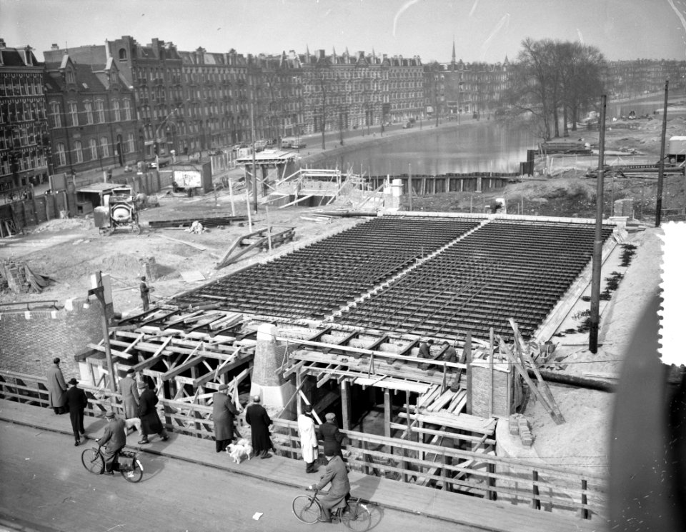 Bouw nieuwe brug Nassaukade (Kinkerstraat), Bestanddeelnr 907-6479