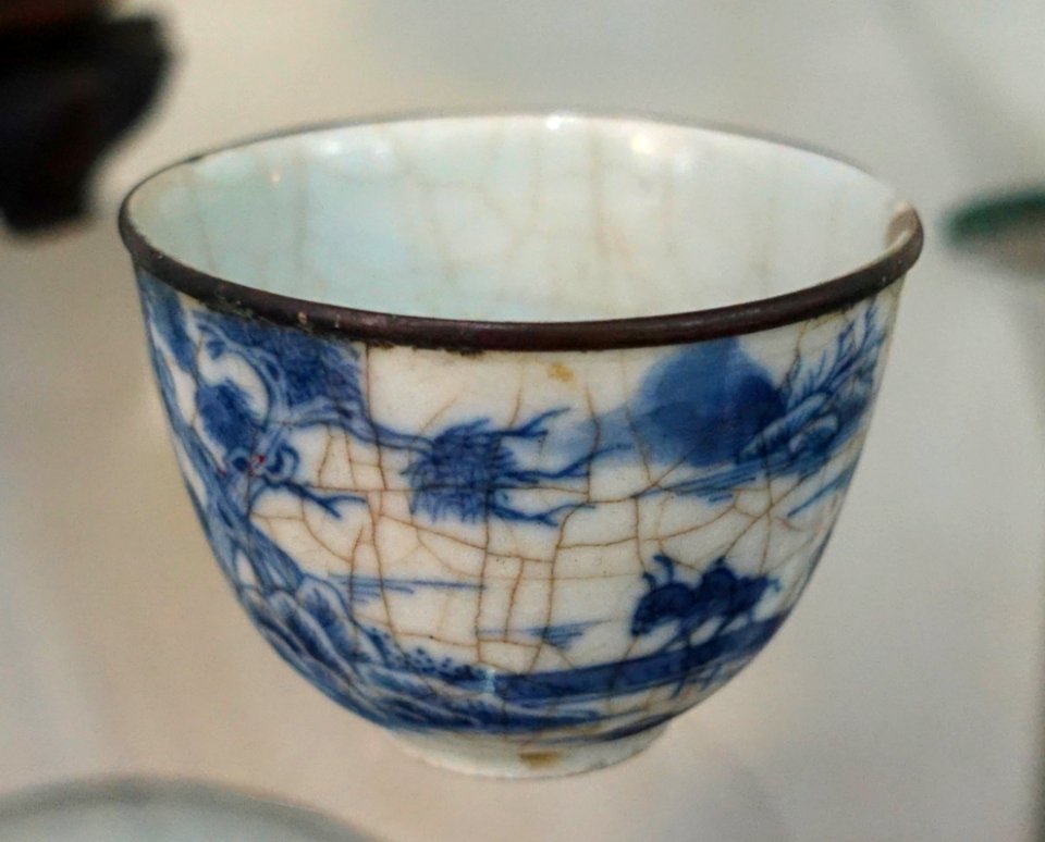 Bowl from China, 1804 AD, ceramics - Museum of Vietnamese History - Ho Chi Minh City - DSC05842
