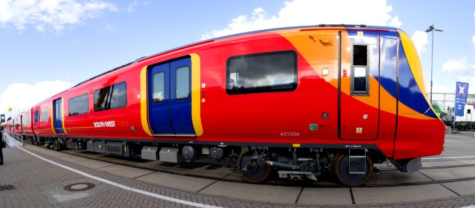 British Rail Class 707s of South West Trains panorama - innoTrans 2016