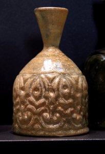 British Museum The Islamic world Bottle Mould-blown glass Iran 21022019 7614