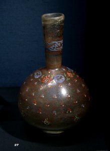 British Museum The Islamic world Bottle Enamelled and gilded glass 21022019 7578