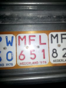Bromfietsplaatje 1976