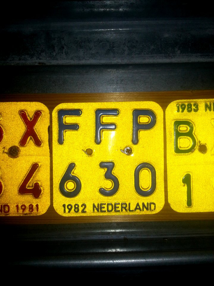 Bromfietsplaatje 1982