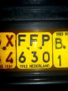 Bromfietsplaatje 1982