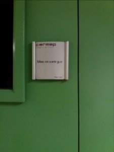 Bron - CERMEP - Étiquette, mise en seringue