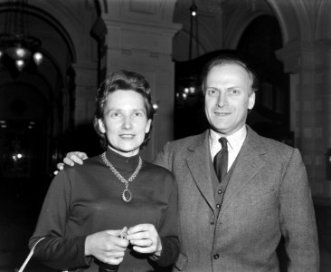 Broer en zuster Menuhin in Amsterdam voor jubileumconcert Amsterdams Concertgebo, Bestanddeelnr 914-9909