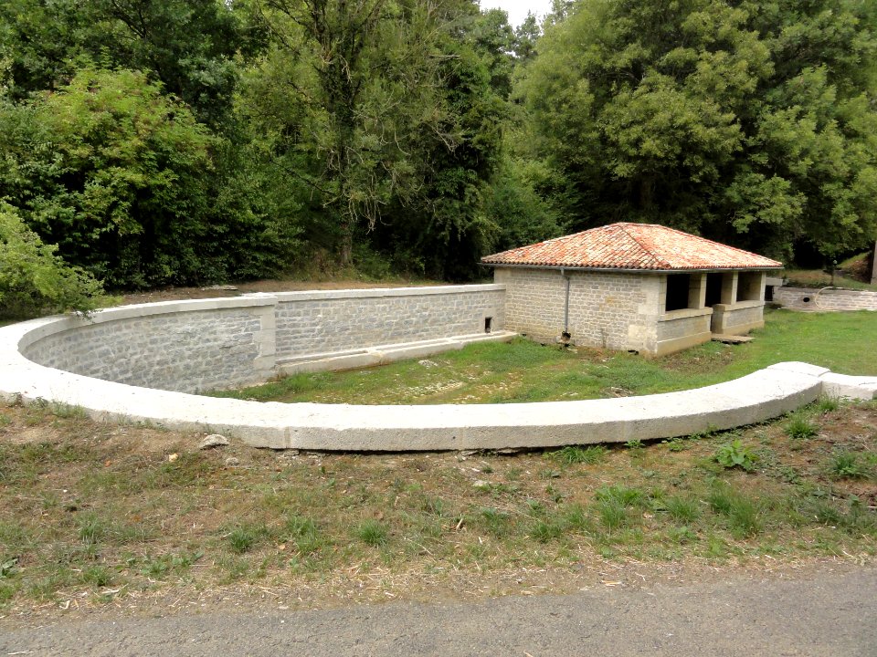 Brocourt-en-Argonne (Meuse) lavoir extérieur