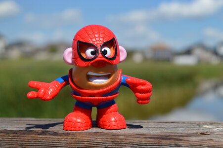 Superhero action figure toy photo