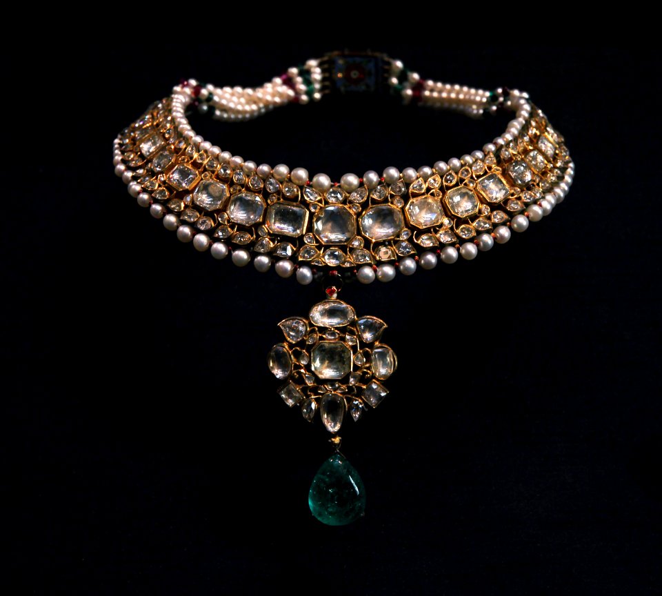 British Museum The Islamic world Necklace Kundan India 21022019 7703