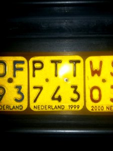Bromfietsplaatje 1999