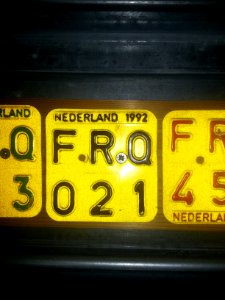 Bromfietsplaatje 1992