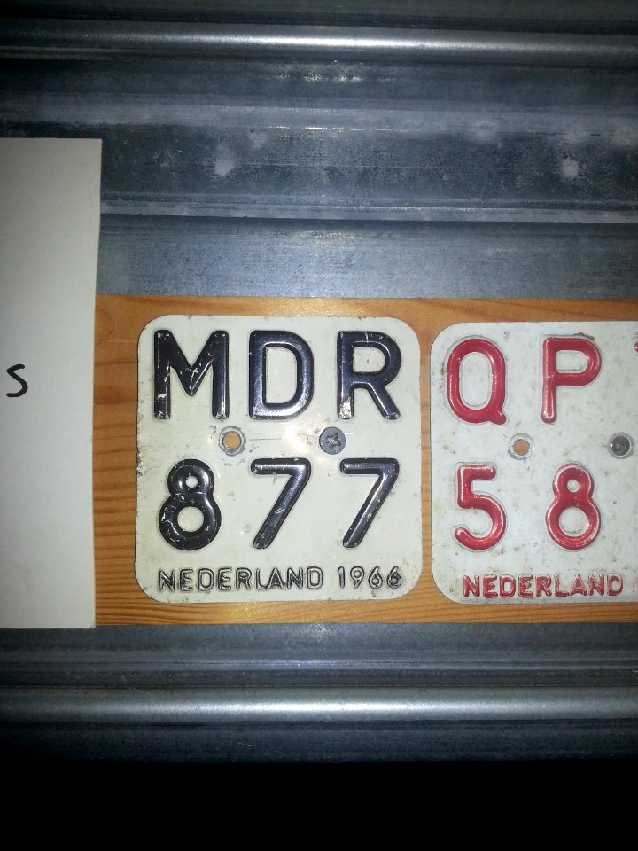 Bromfietsplaatje 1966