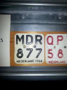 Bromfietsplaatje 1966