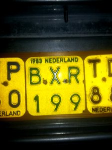 Bromfietsplaatje 1983