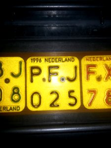 Bromfietsplaatje 1996