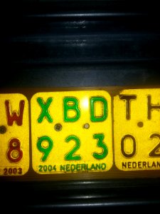 Bromfietsplaatje 2004