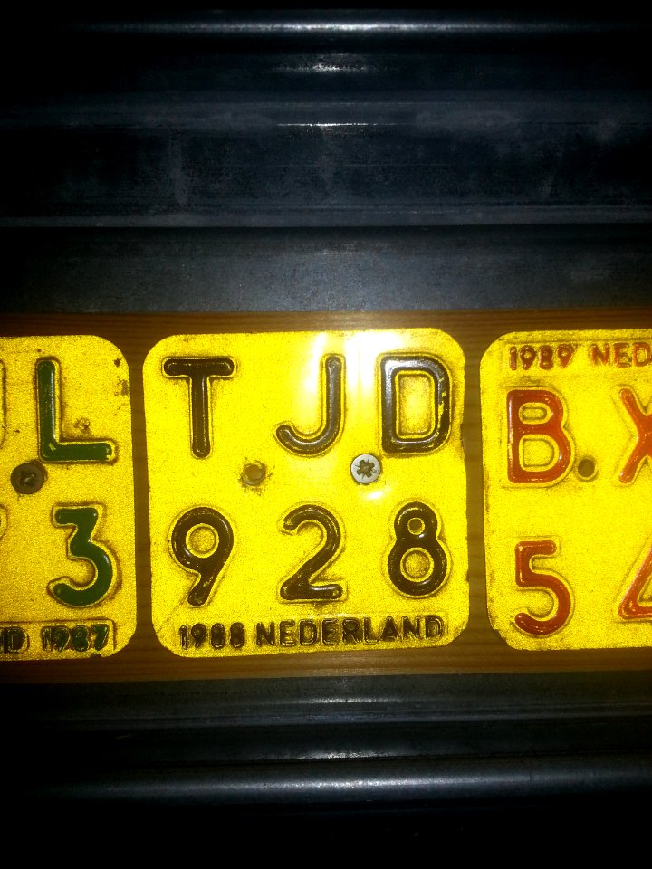 Bromfietsplaatje 1988