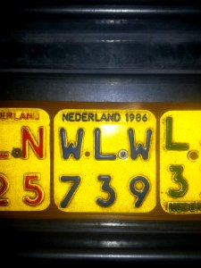 Bromfietsplaatje 1986