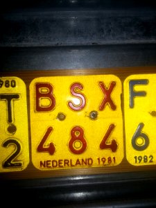 Bromfietsplaatje 1981