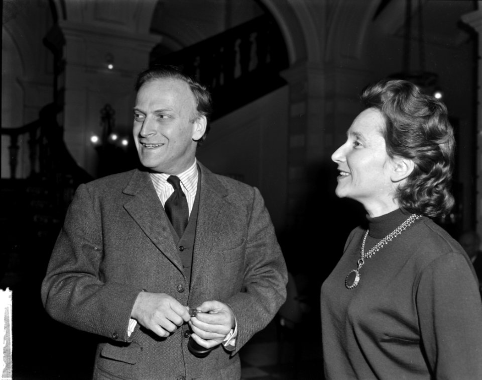 Broer en zuster Menuhin in Amsterdam voor jubileumconcert Amsterdams Concertgebo, Bestanddeelnr 914-9916
