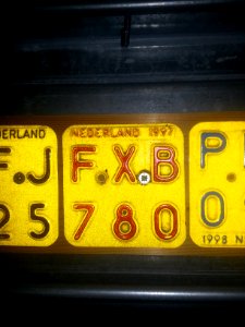 Bromfietsplaatje 1997