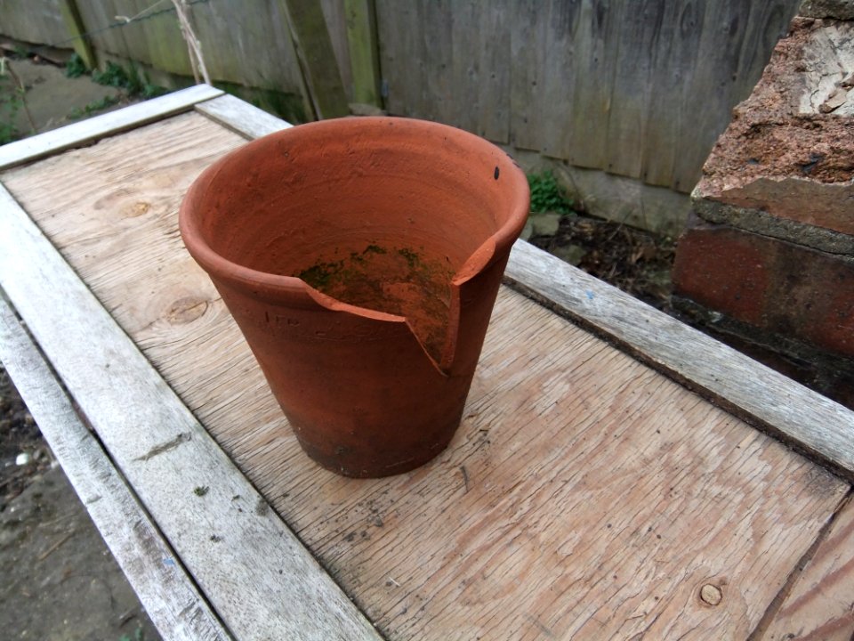 BrokenClayFlowerpot