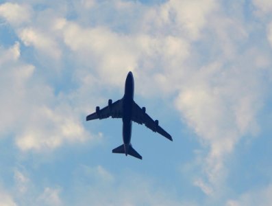 British Airways 747 over Federal Way