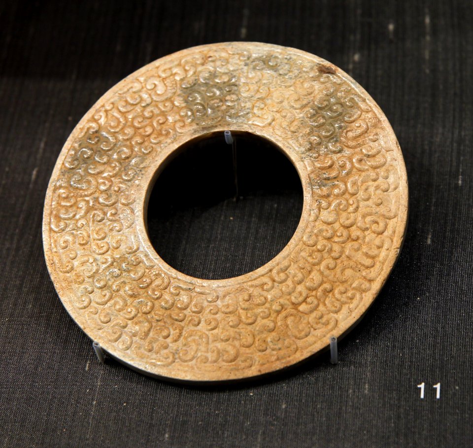 British Museum Chinese jade Eastern Zhou or Han dynasty Disc 11022019 1585
