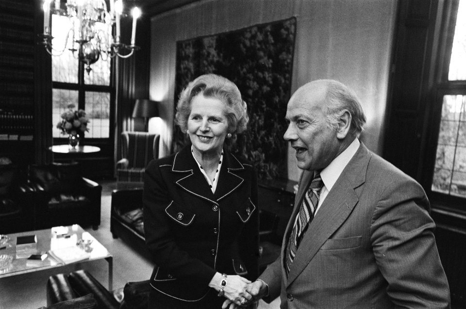Britse oppositieleidster Margeret Thatcher bezoekt Den Uyl op Catshuis, Bestanddeelnr 928-9238